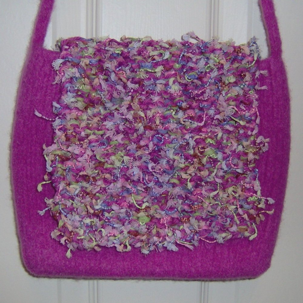 Felted purse